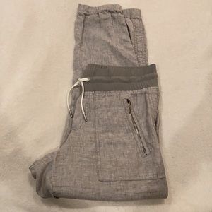 Athleta Linen Jogger Pants